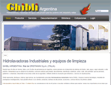 Tablet Screenshot of ghibli-argentina.com